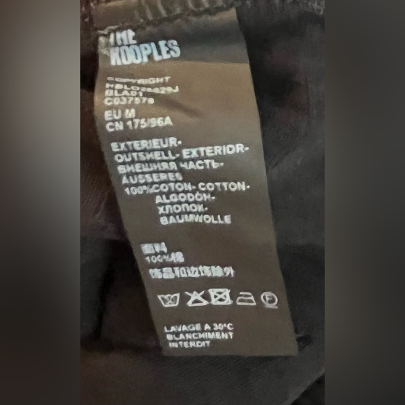 NWT The Kooples Denim Workwear Quilted Jacket in Black - Size M - Picture 6 of 6